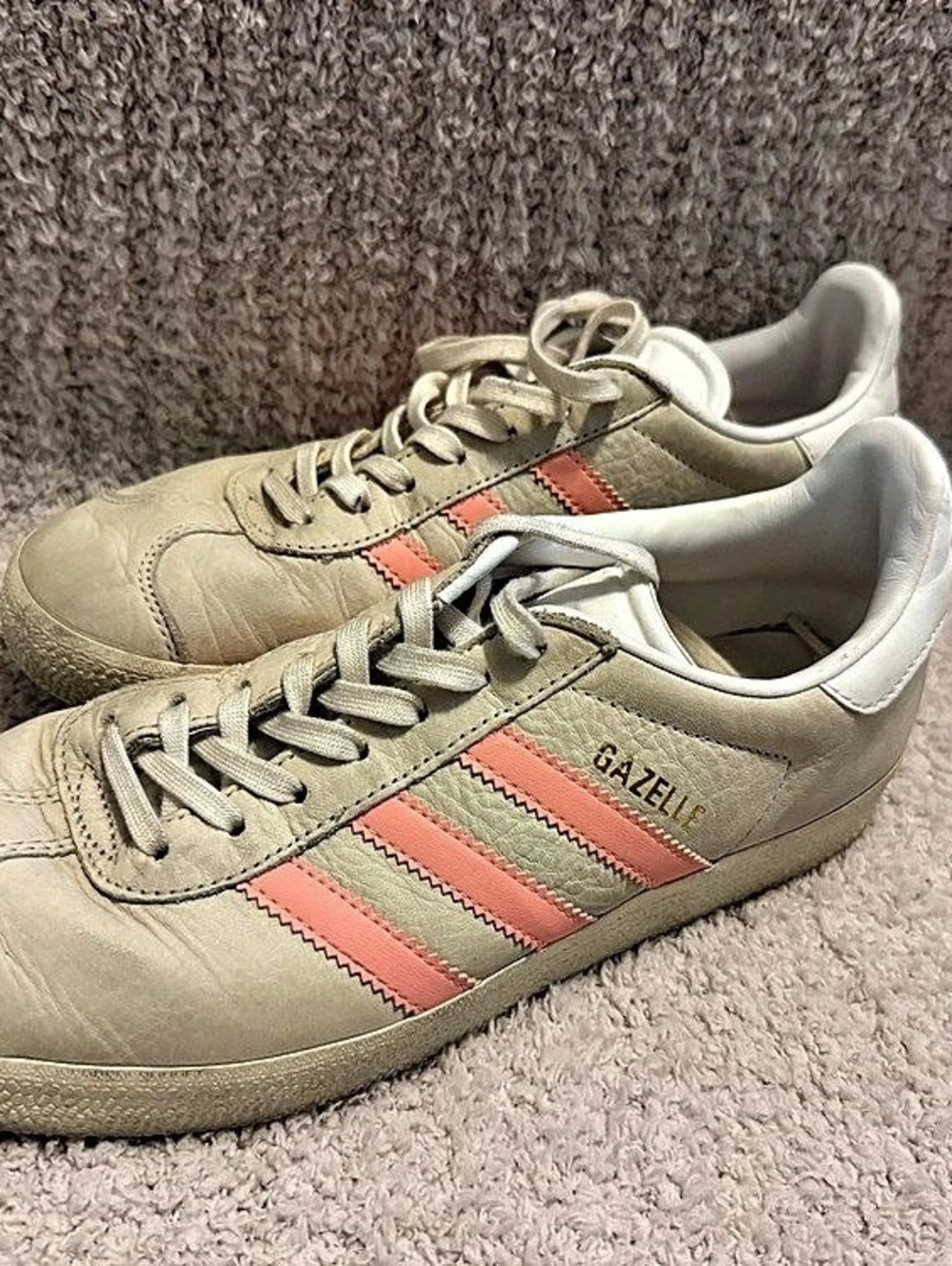 adidas Gazelle Sneakers Green & Pink US 71⁄2